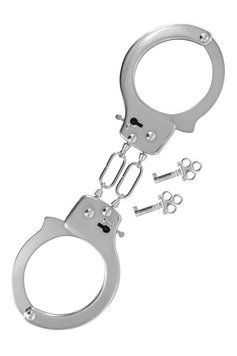 Строгі металеві наручники Fetish Tentation Soft adjustable metal wrist cuffs SX1093 фото