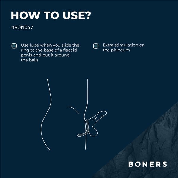 Эрекционное кольцо Boners Cock ring SX2204 фото