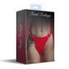 Трусики из натуральной кожи Feral Feelings - String Bikini Red SO9425 фото 4