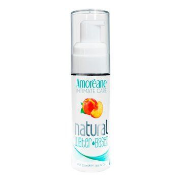 Лубрикант на водній основі з екстрактом фітопланктону Amoreane Peach (50 мл), морський колаген SO5030 фото