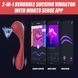 Вакуумний вагінально-кліторальний стимулятор Magic Motion Bobi Red, керування зі смартфона SO5745 фото 7