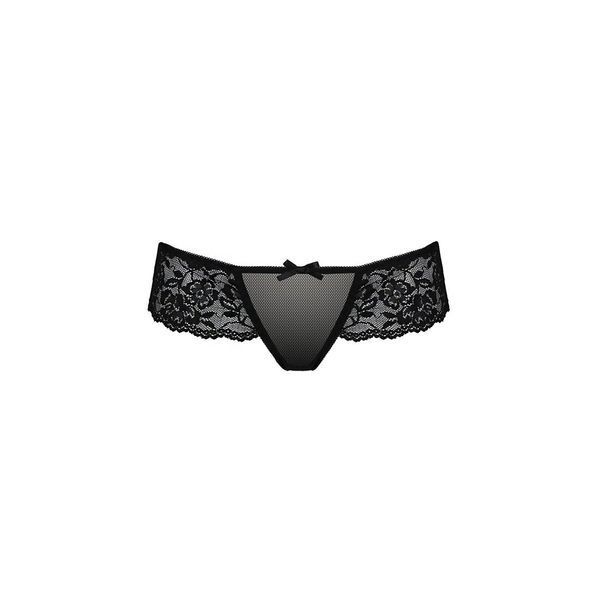 Трусики Passion Exclusive ABLA THONG L/XL, black PS25301 фото