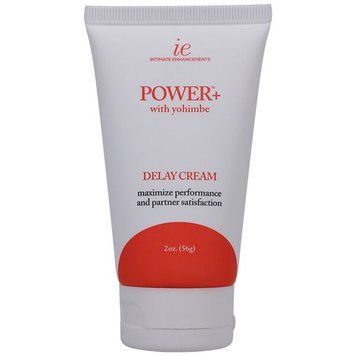Потужний крем-пролонгатор Doc Johnson Power+with Yohimbe Delay Cream, екстракт Йохимбе, 56 г, коробка SO4541 фото