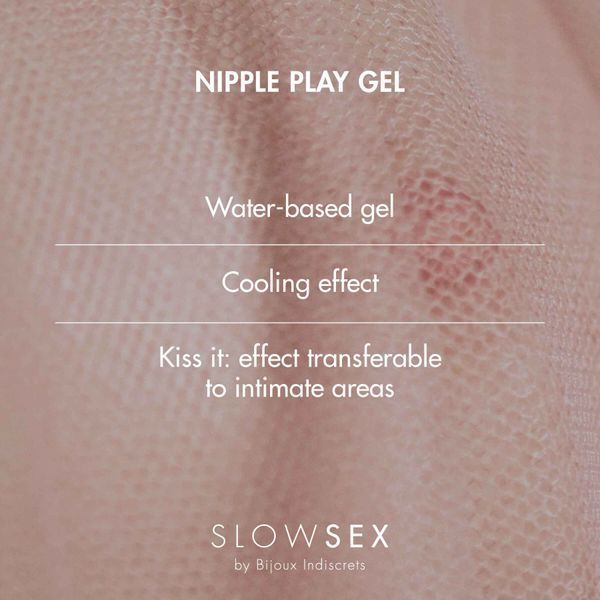 Стимулювальний бальзам для сосків Bijoux Indiscrets Slow Sex Nipple play gel SO5903 фото