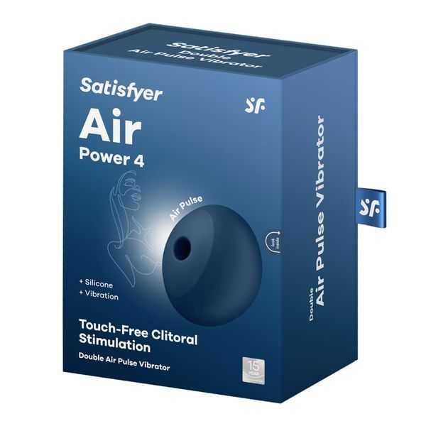 Вакуумний стимулятор з вібрацією Satisfyer Air Power 4, потужний та тихий SX2172 фото