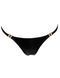 Трусики з мокрим ефектом Noir Handmade P008 Powerwetlook panty with gold clasp, S, на застібках SX0171 фото 4