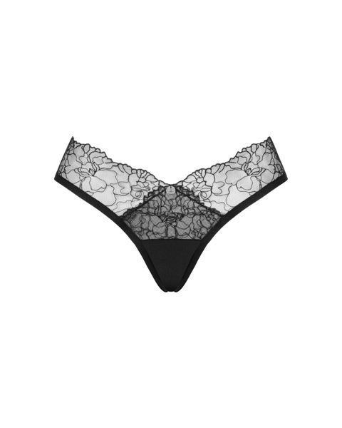 Сетчатые трусики под омбре Obsessive Bella Rou panties M/L SO7856 фото