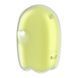 Вакуумний кліторальний стимулятор з вібрацією Satisfyer Glowing Ghost Yellow, світиться в темряві SX0543 фото 4