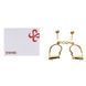 Наручники LOCKINK Love-slave Handcuffs, золотисті, металеві, у формі стремен SX0897 фото 7