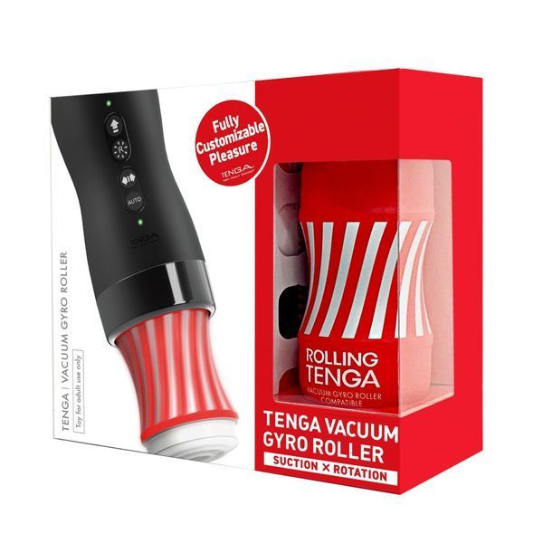 Автоматический мастурбатор Tenga VACUUM GYRO ROLLER SET, ротация и вакуум, совместим с Tenga Cup SO7041 фото