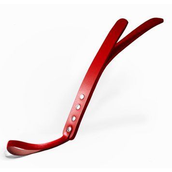 Паддл двухслойный Feral Feelings Leather Mini Paddle Red, натуральная кожа SO8263 фото
