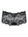 Трусики-шортики Obsessive Idillia shorties, L/XL, черные, кружевные, с низкой посадкой SX1200 фото 4