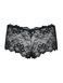 Трусики-шортики Obsessive Idillia shorties, L/XL, черные, кружевные, с низкой посадкой SX1200 фото 5
