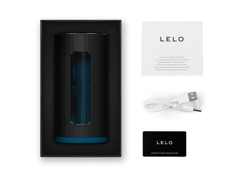 Смарт-мастурбатор LELO F1S V3 Teal, 2 мотори, 8 режимів, стимуляція звуковими хвилями SX0704 фото