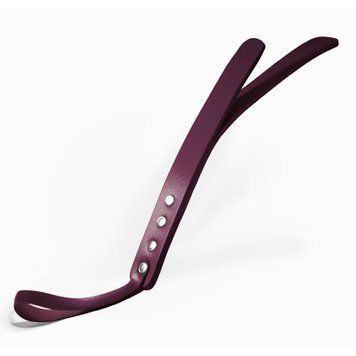 Паддл двухслойный Feral Feelings Leather Mini Paddle Burgundy, натуральная кожа SO8264 фото