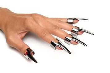 Набор колец с когтями Master Series Five-Piece Sensation Claw Rings - Silver (мятая упаковка!!!) SX1191-R фото