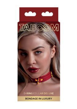 Ошейник с фиксаторами Taboom, красный TB17153 фото