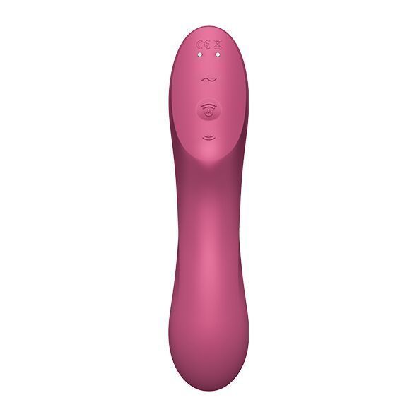 Вакуумный стимулятор с вибрацией Satisfyer Curvy Trinity 3 Red SO6117 фото