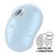 Вакуумний кліторальний стимулятор з вібрацією Satisfyer Cutie Ghost Blue SX0572 фото 1