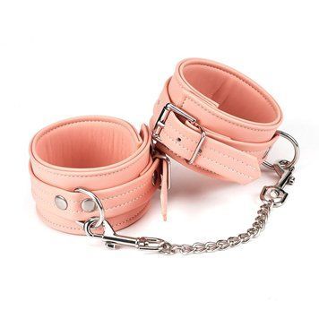 Поножі Liebe Seele Dark Candy Pink Ankle Cuffs, знімний ланцюжок SX1660 фото