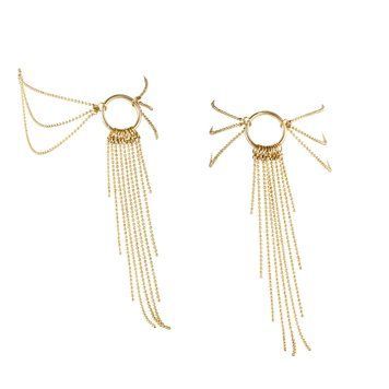 Браслеты для ног Bijoux Indiscrets Magnifique Feet Chain &mdash; Gold SO5922 фото