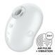 Вакуумний кліторальний стимулятор з вібрацією Satisfyer Cutie Ghost White SX0573 фото 1