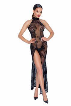 Длинное сетчатое платье Noir Handmade F239 Long tulle dress, XXL SX0137 фото