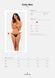 Прозорі стрінги із мереживом Obsessive Celia Noir thong XL SO7870 фото 7