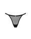 Прозорі стрінги із мереживом Obsessive Celia Noir thong XL SO7870 фото 5