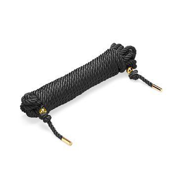 Мотузка для шибарі Liebe Seele Shibari 10M Rope Black, комбінований склад SO9522 фото