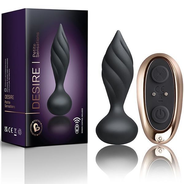 Анальна вібропробка Rocks Off Petite Sensations &ndash; Desire Black SO5975 фото