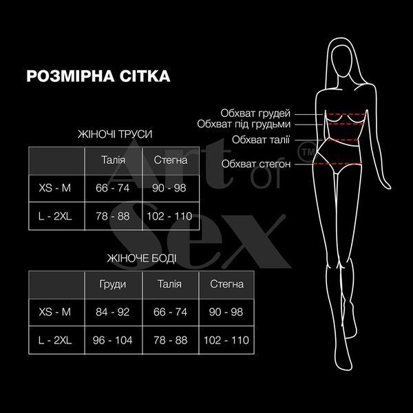 Трусики з металевою анальною пробкою M для тривалого носіння Art of Sex - Rygina, розмір XS-2XL, колір Чорний SO6791 фото