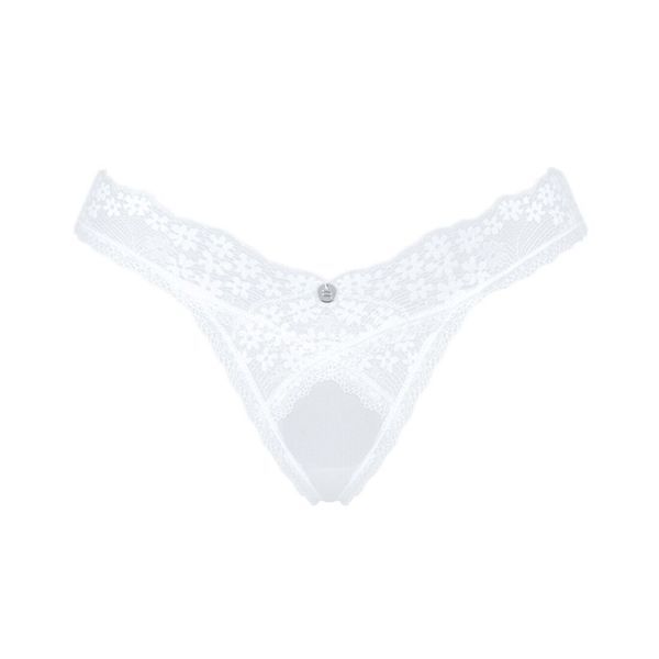 Мереживні танга Obsessive Heavenlly thong M/L SO8186 фото