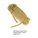 Мотузка для шибарі LOCKINK SEVANDA Shibari Pratice Rope, золотиста, 8 м, нейлон+бавовна SX0881 фото 3