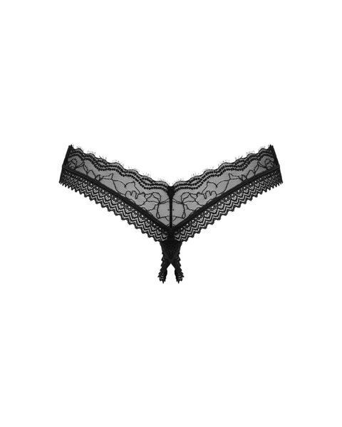 Трусики Obsessive Medilla crotchless thong XL/2XL SO9063 фото