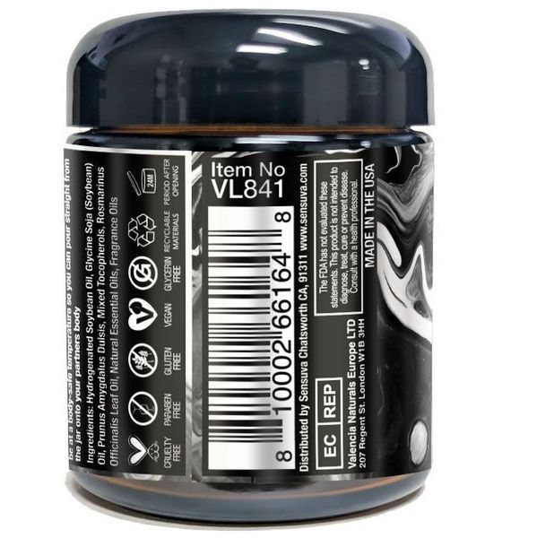 Массажная свеча Sensuva [HE]RO Dark Temptation Massage Oil Candle 113г SX2600 фото