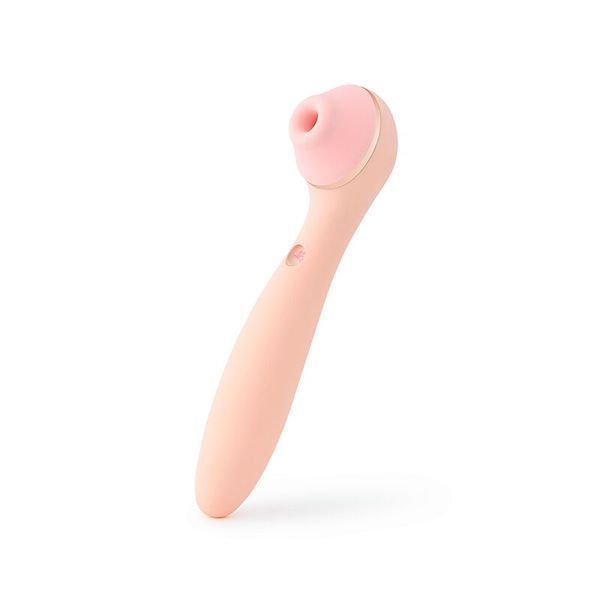 Вакуумний стимулятор з вібратором KISSTOY Polly Max Pink SO9558 фото
