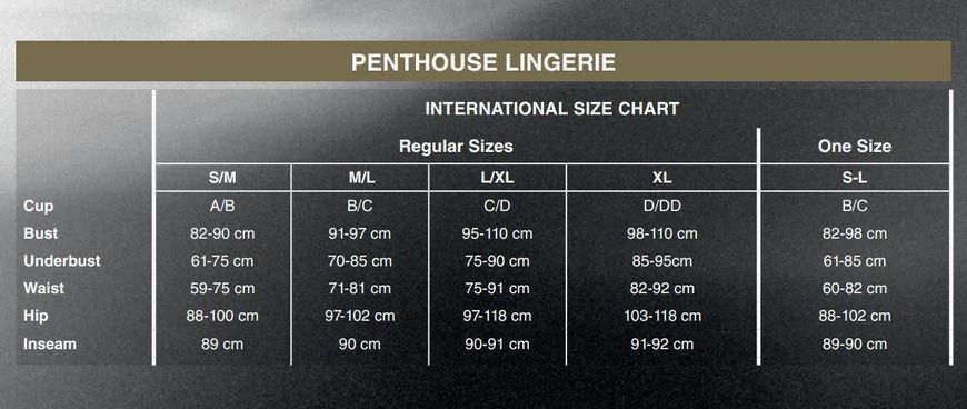 Трусики-бикини Penthouse Catch Me L/XL Black, кружево, узкие ремешки, вырезы на ягодицах, бантик SO6485 фото