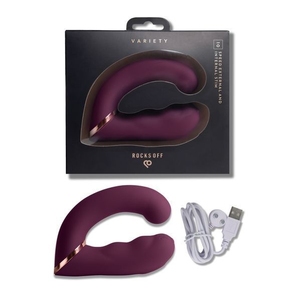 Вібратор Rocks Off Variety Burgundy SX2684 фото