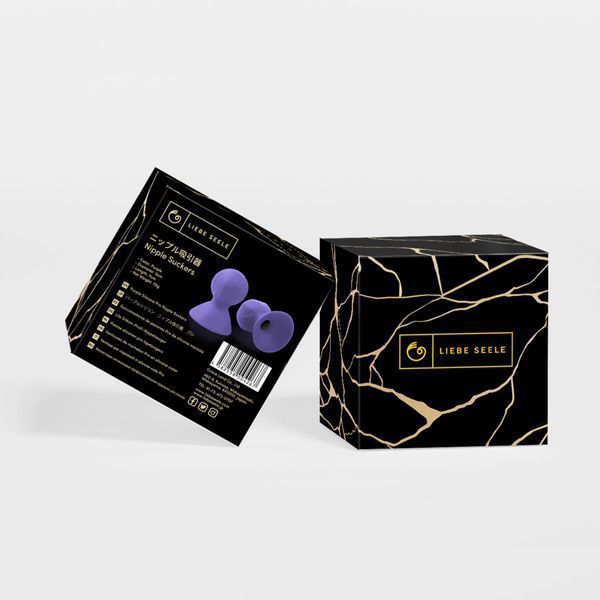 Присоски для сосків Liebe Seele Nipple Suckers Purple, силікон SO9530 фото