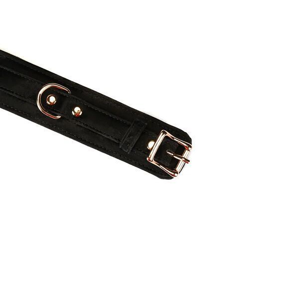 Поножі Liebe Seele Boudoir Amor Ankle Cuffs Black, знімний з&rsquo;єднувальний ланцюжок SX1670 фото