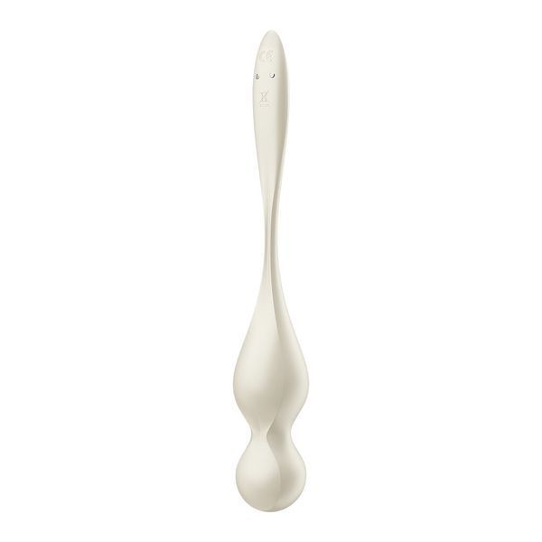 Вагінальні смарт-кульки з вібрацією Satisfyer Love Birds 1 Connect App White, 78 г SX0569 фото
