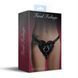 Трусики Сердце для страпона из натуральной кожи Feral Feelings - Hearts Strap-on Belt Black SO9417 фото 4