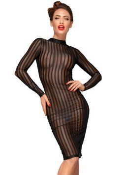 Платье с мокрым эффектом Noir Handmade F182 Classic dress made of elastic tulle, XL SX0050 фото