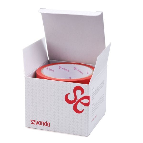 Скотч для бондажу LOCKINK SEVANDA Electrostatic Tape, червона, 16 м SX0889 фото