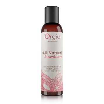 Лубрикант оральний на водяній основі зі смаком полуниці Orgie All Natural Strawberry; 150 мл OR17304 фото