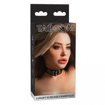 Нашийник з фіксатором Taboom, чорний TB17102 фото