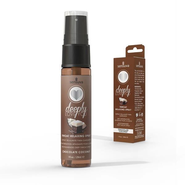 Спрей для минета Sensuva Deeply Love You Chocolate Coconut (29 мл) для глубокого минета SO3196 фото