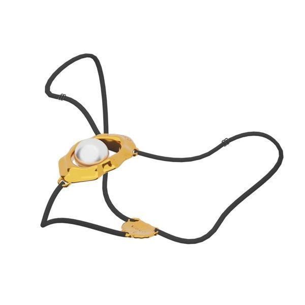 Стринги с жемчужиной, стимулирующей клитор UPKO Moist Eyes G-string, черный U65368 фото