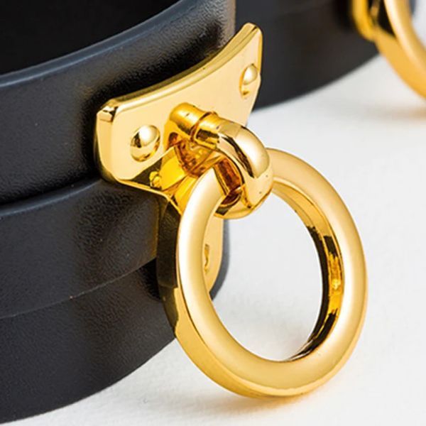 Фиксаторы на бедра Thigh Cuffs UPKO, итальянская кожа, размер M U22232 фото